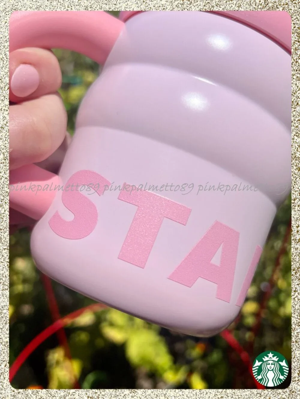 ✨🍓 NWT 2026 Starbucks Light Pink Ripple 12oz Stainless Steel Insulated Mug